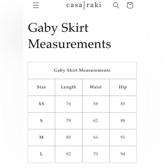 Casa | Raki Gaby White Linen Knot Front Side Slit Midi Skirt EUC Size Medium - Picture 11 of 12